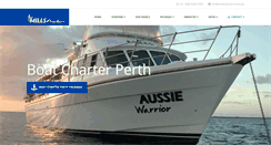 Desktop Screenshot of boatcharterperth.com